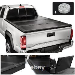 JDMSPEED Hard Tri Fold Tonneau Cover For 2016-2020 Toyota Tacoma 6ft 70 Inch Bed