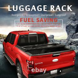 JDMSPEED Lock Hard Tri-Fold Tonneau Cover For 2015-20 Ford F-150 5.5FT Short Bed