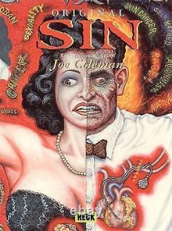 Joe Coleman SIGNED AUTOGRAPHED Original Sin SC 1st Ed BRAND NEW SKETCH