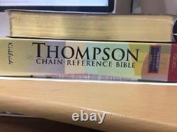KJV Thompson Chain-Reference Bible Black Bonded Leather BRAND NEW