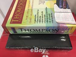 KJV Thompson Chain-Reference Bible Black Genuine Leather Thumb Indexed BRAND NEW