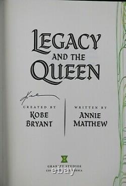 Kobe Bryant Signed Legacy And The Queen Hard Cover (brand New)