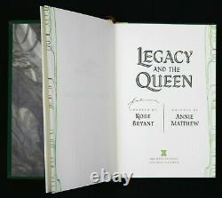 Kobe Bryant Signed Legacy And The Queen Hard Cover (brand New)