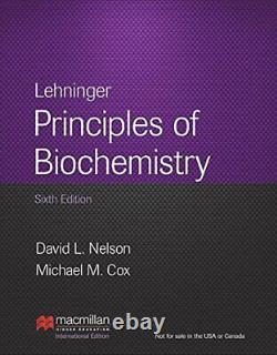 LEHNINGER PRINCIPLES OF BIOCHEMISTRY By David L. Nelson Hardcover BRAND NEW
