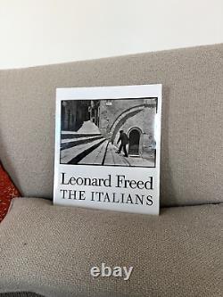 LEONARD FREED THE ITALIANS By Michael Miller Hardcover Brand New In Plastic