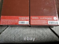 LETTERS OF ERNEST HEMINGWAY Vols 1 & 2 Cambridge Leather BRAND NEW