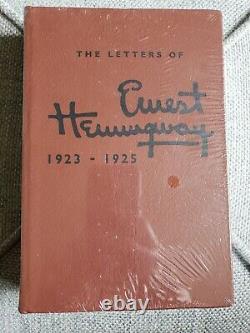 LETTERS OF ERNEST HEMINGWAY Vols 1 & 2 Cambridge Leather BRAND NEW