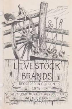 Livestock Brands Recorded In Oregon 1975