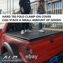 Lock Hard Tri-fold Tonneau Cover Fit For 14-18 Silverado1500 5.8ft Short Bed