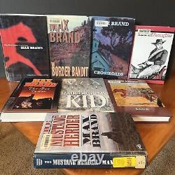 Lot 14 Max Brand LARGE PRINT Books Western Luck Outlaws All Crossroads 2 Sixes