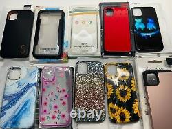 Lot of 100 Phone CASE Brand NEW design clear Defender Shockproof, wallet. Cover