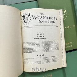 Lot of 17 Vintage THE WESTERNERS BRAND Books, Hardcover