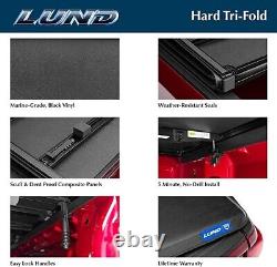 Lund Tri-Fold Hard Folding Truck Bed Tonneau Cover Fits 2009 14 f 150 8Ft