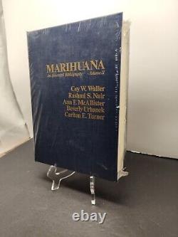 MARIHUANA An Annotated Bibliography, Vol 1 & 2 Brand New