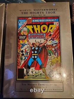 Marvel Masterworks The Mighty Thor Hardcovers Volumes 15-20 Brand New sealed