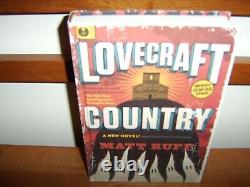 Matt Ruff Lovecraft Country Signed 1st/4th Hc/dj Brand New