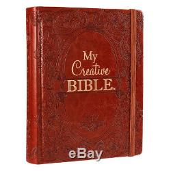 My Creative Holy Bible Brown LuxLeather KJV Hardcover BRAND NEW