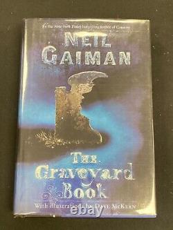 Neil Gaiman SIGNED AUTOGRAPHED The Graveyard Book HC 1st Ed 1st Print Brand NEW