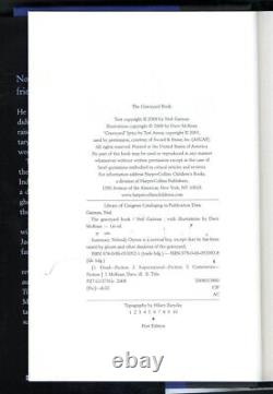 Neil Gaiman SIGNED AUTOGRAPHED The Graveyard Book HC 1st Ed 1st Print Brand NEW