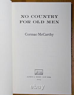 No Country For Old Men by Cormac McCarthy Hardcover 1/1 Brand NewithUnread