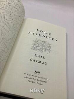 Norse Mythology Neil Gaiman Hand SIGNED Brand New Unread HB Special Edition
