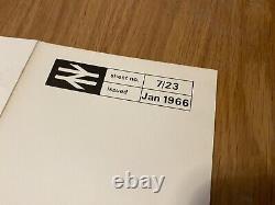 ORIGINAL British Rail BR Design Sheet Signage Identity Manual Brand Guidelines