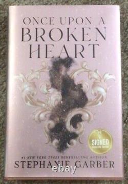 Once Upon A Broken Heart SIGNED Stephanie Garber Hardcover BRAND NEW