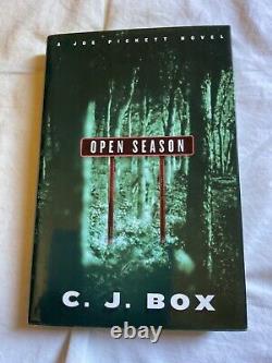 Open Season, Brand New 1st edition, autographed by author 08-19-01