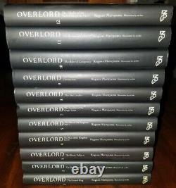 Overlord Light Novel 11 Volumes English, Hardcover Brand New 1-12 (no 4) Manga