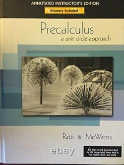 PRECALCULUS A UNIT CIRCLE APPROACH Hardcover BRAND NEW