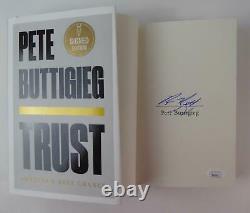 Pete Buttigieg Signed Trust Hardcover Book First Edition Brand New JSA COA