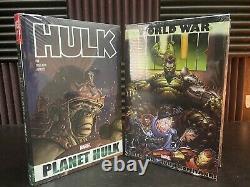 Planet Hulk & World War Hulk Omnibus Lot Marvel Hardcover BRAND NEW SEALED OOP