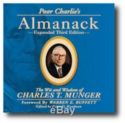Poor Charlie's Almanack The Wit and Wisdom of Charles T Munger 3rd Ed. BRAND NEW