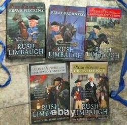 RUSH REVERE 5 HARDCOVER BOOK SET (COLLECTION) by Rush Limbaugh BRAND NEW