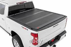 Rough Country Hard Bed Cover 6'9 Bed Rail Caps Chevy/GMC 2500HD/3500HD 20-24