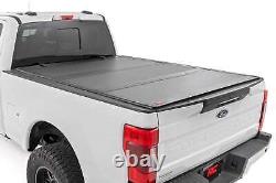 Rough Country Hard Flip Up Bed Cover for 17-24 Ford Super Duty 6'10 49220651