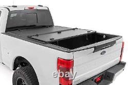 Rough Country Hard Flip Up Bed Cover for 17-24 Ford Super Duty 6'10 49220651