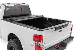 Rough Country Hard Flip Up Bed Cover for 17-24 Ford Super Duty 6'10 49220651