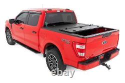 Rough Country Hard Flip-Up Bed Cover for 2015-2020 Ford F-150 5'7 49220550