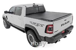 Rough Country Hard Tri-Fold Flip Up Bed Cover 5'7 for Toyota Tundra 22-23