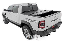 Rough Country Hard Tri-Fold Flip Up Bed Cover 5'7 for Toyota Tundra 22-23