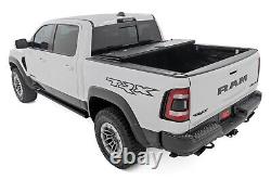 Rough Country Hard Tri-Fold Flip Up Bed Cover 5'7 for Toyota Tundra 22-23