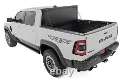 Rough Country Hard Tri-Fold Flip Up Bed Cover 5'7 for Toyota Tundra 22-23