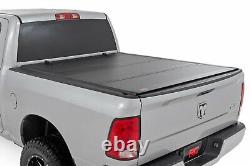 Rough Country Hard Tri-Fold Flip Up Bed Cover 6'4 for Ram 1500 10-18/2500 10-23