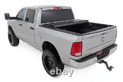 Rough Country Hard Tri-Fold Flip Up Bed Cover 6'4 for Ram 1500 10-18/2500 10-23