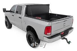 Rough Country Hard Tri-Fold Flip Up Bed Cover 6'4 for Ram 1500 10-18/2500 10-23