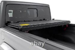 Rough Country Low Profile Tri-Fold Hard Bed Cover for 20-24 Jeep JT Gladiator