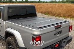 Rough Country Low Profile Tri-Fold Hard Bed Cover for 20-24 Jeep JT Gladiator