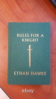 Rules for a Knight by Ethan Hawke (2020, Hardcover) Signed Brand New