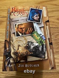 SIGNED Brief Cases JIM BUTCHER Limited Numbered Subterranean #249 Brand New